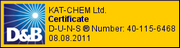 KAT-CHEM Ltd. - D&B Certificate